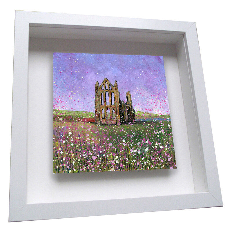 Whitby Abbey Framed Ceramic Tile Art
