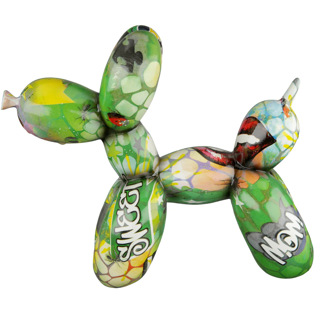Graffiti Balloon Dog Sculpture