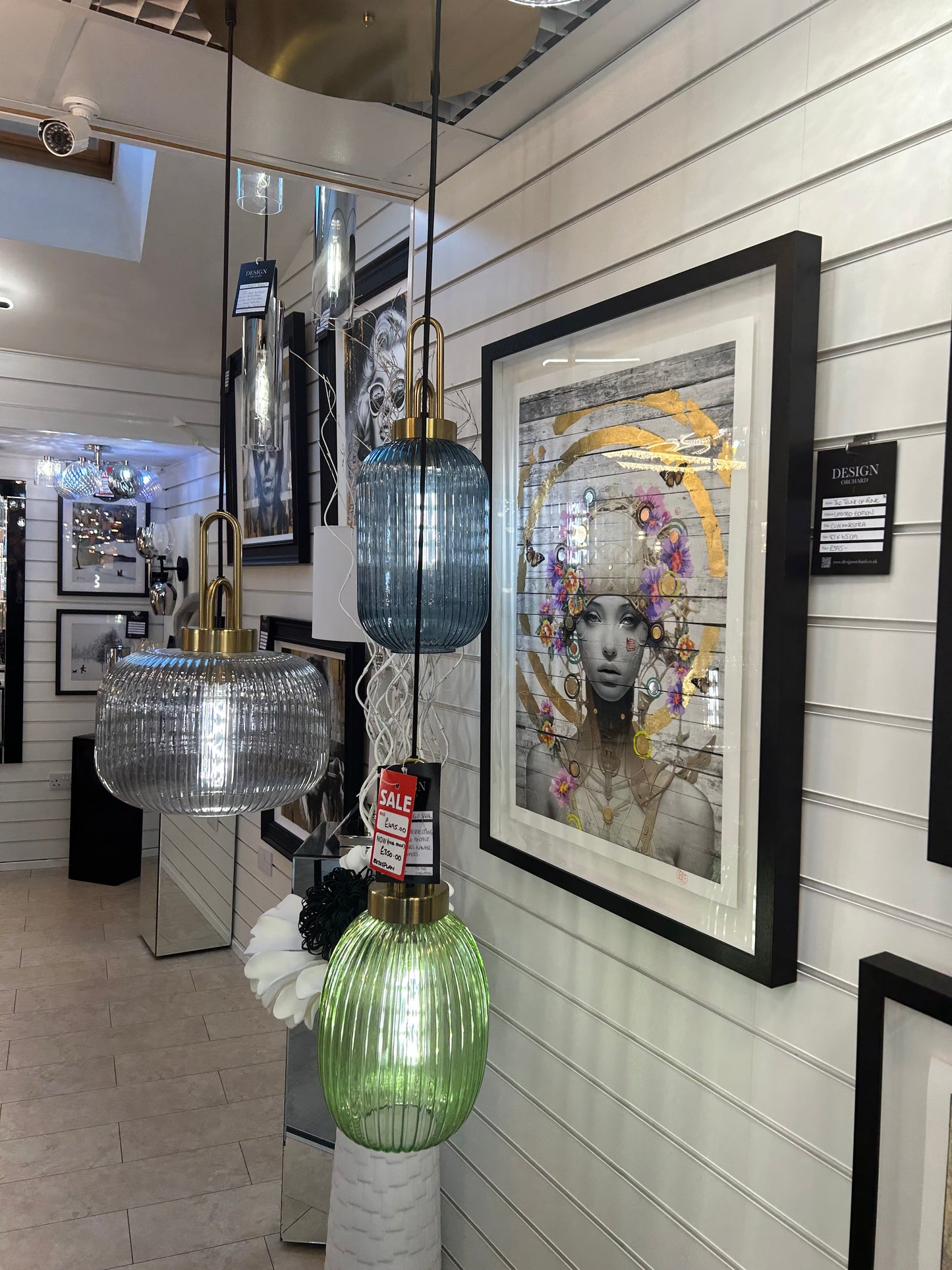 Lindy 3 Spiral Pendant - EX DISPLAY
