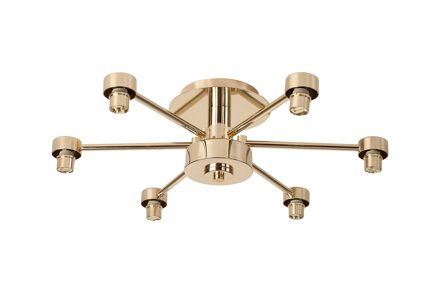 Aprillo 6 Light Armed Semi-Flush