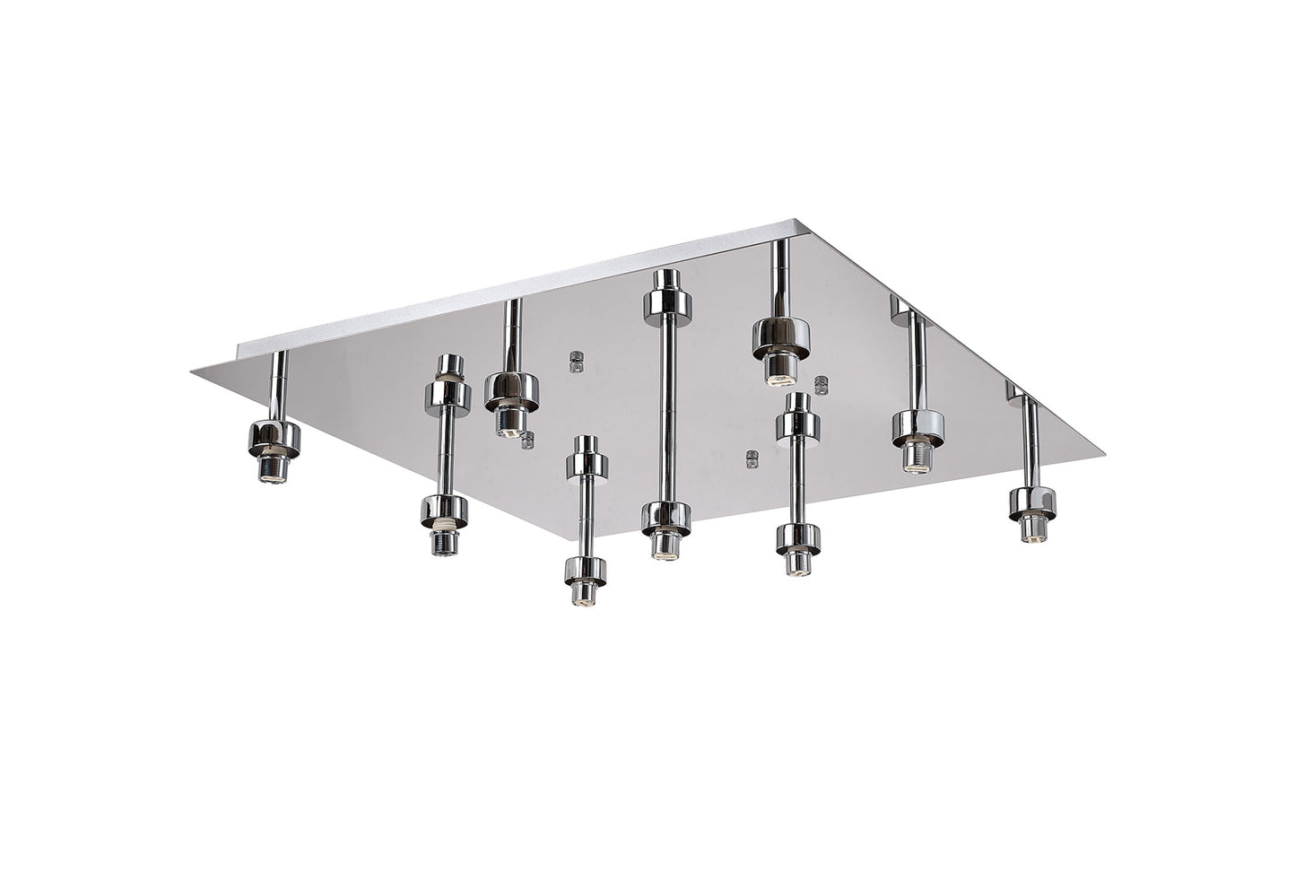 Aprillo 9 Light Square Flush