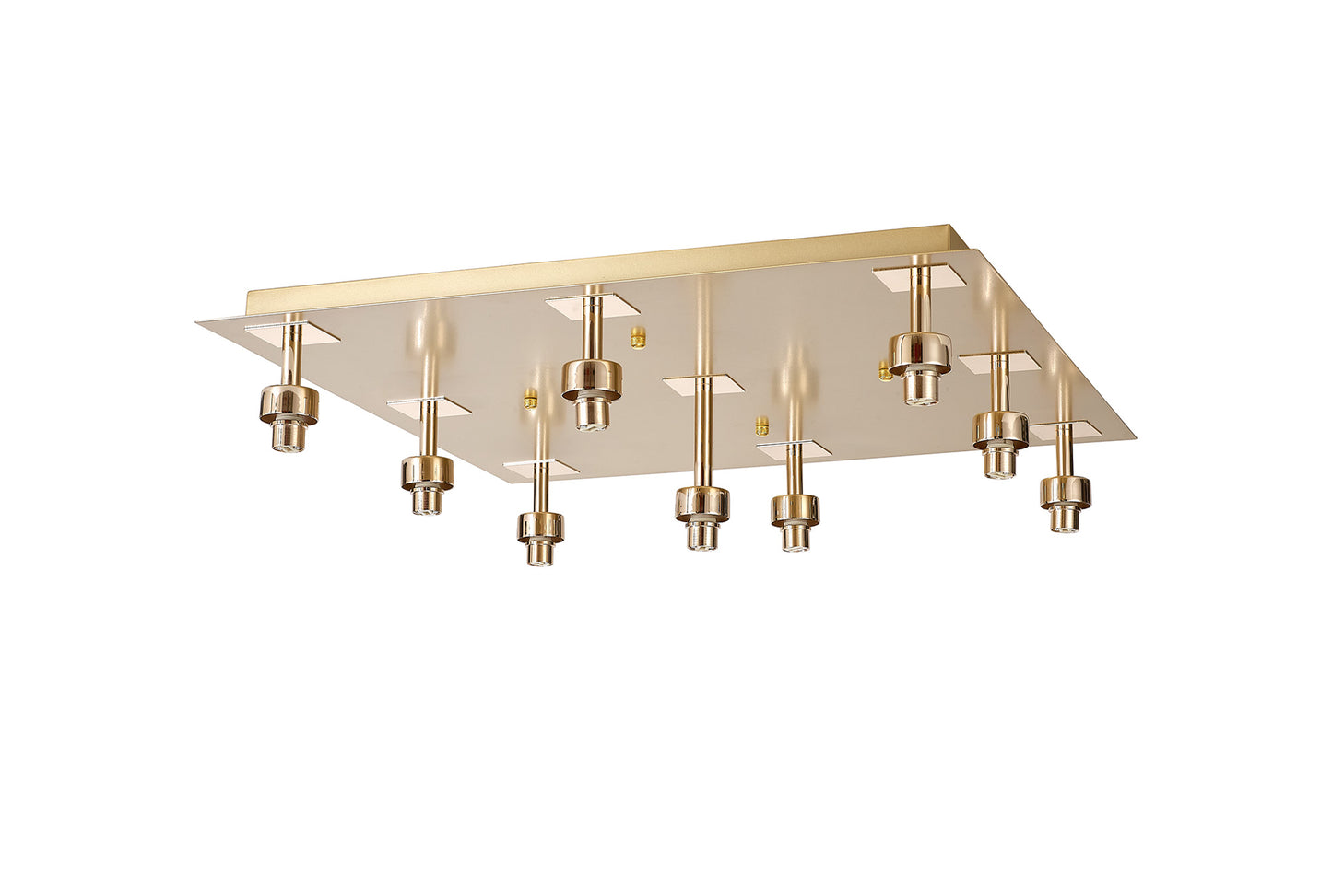 Aprillo 9 Light Square Flush