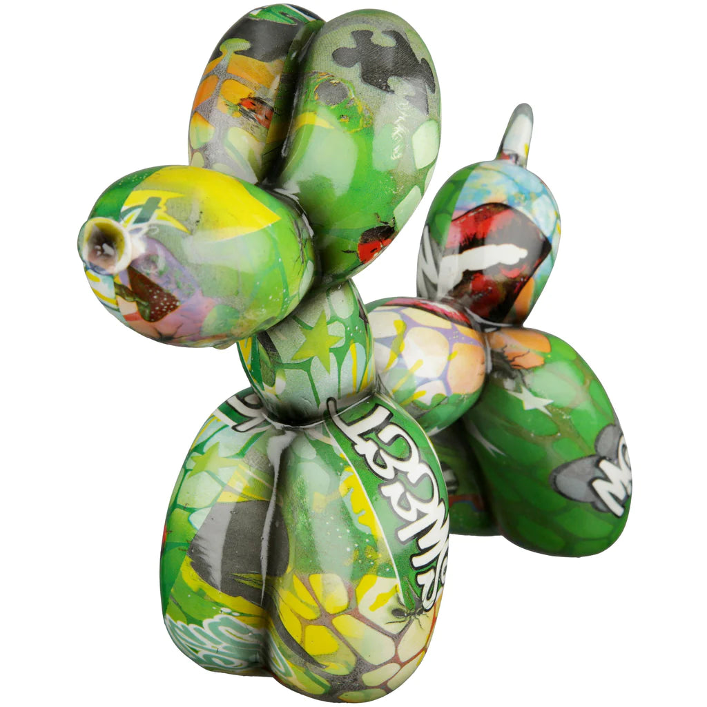 Graffiti Balloon Dog Sculpture