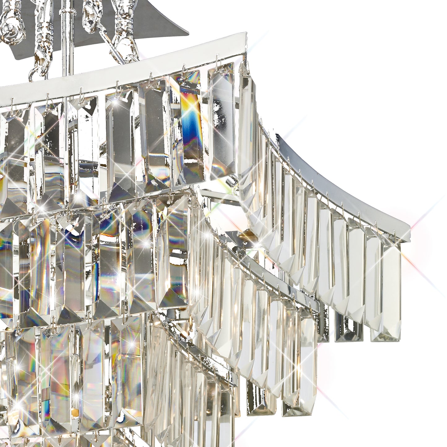 Barnard Square 5 Light Semi Flush