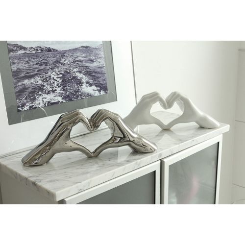 Heart Hands Sculpture
