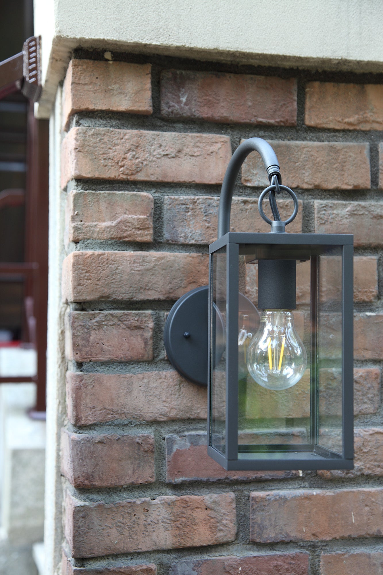 Rose Outdoor Downward Wall Lamp