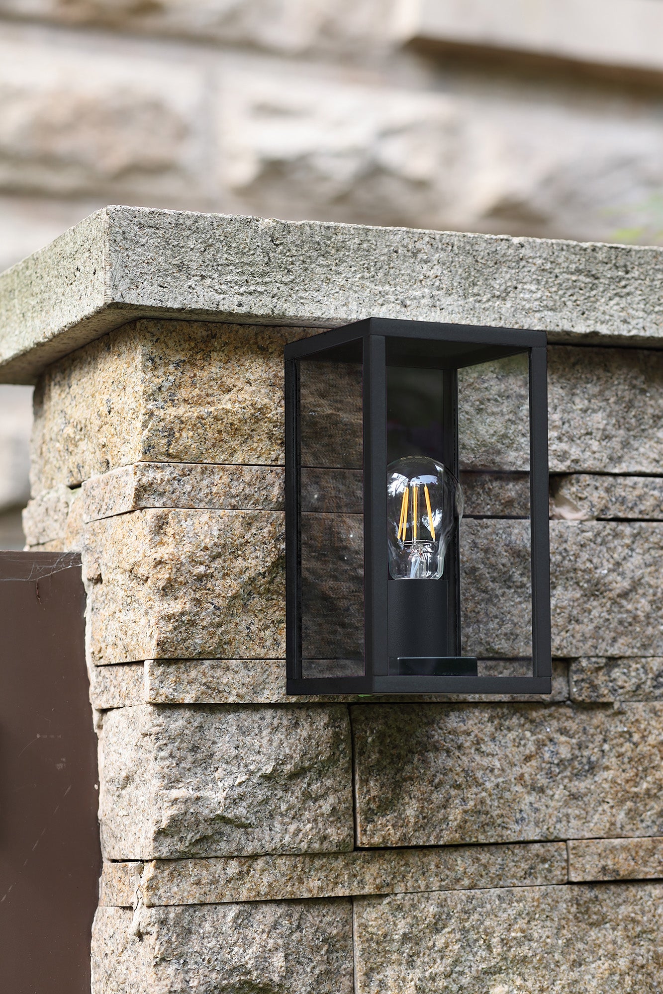 Rose Outdoor Flush Wall Lamp