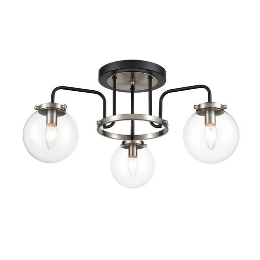 Laxton 3 Light Semi-Flush