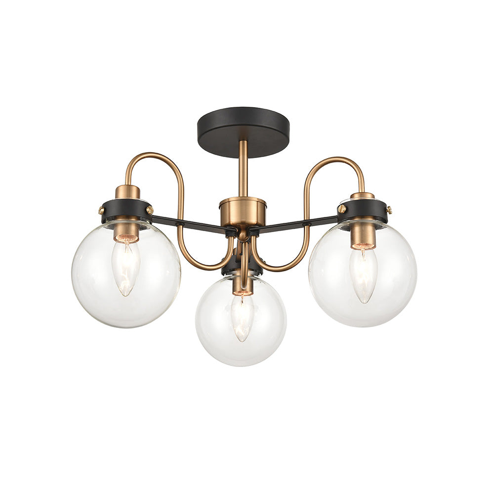 Chilton 3 Light Semi-Flush