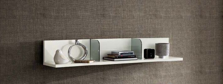 Amour White Bridge Shelf Unit