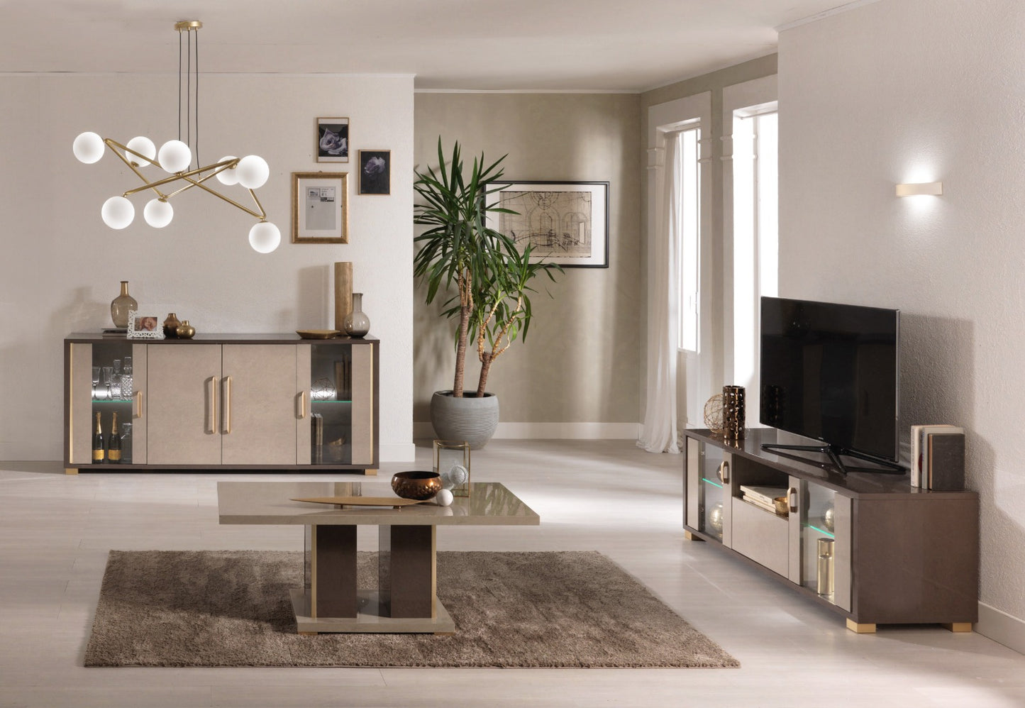 Cesca Four Door Sideboard