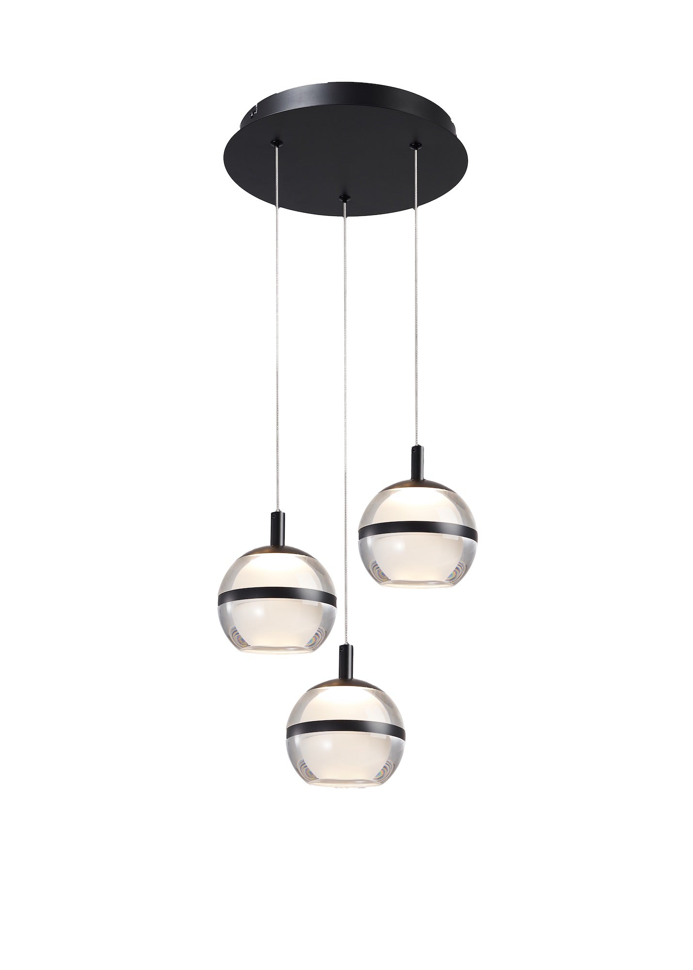 Bladon 3 Light Spiral Pendant