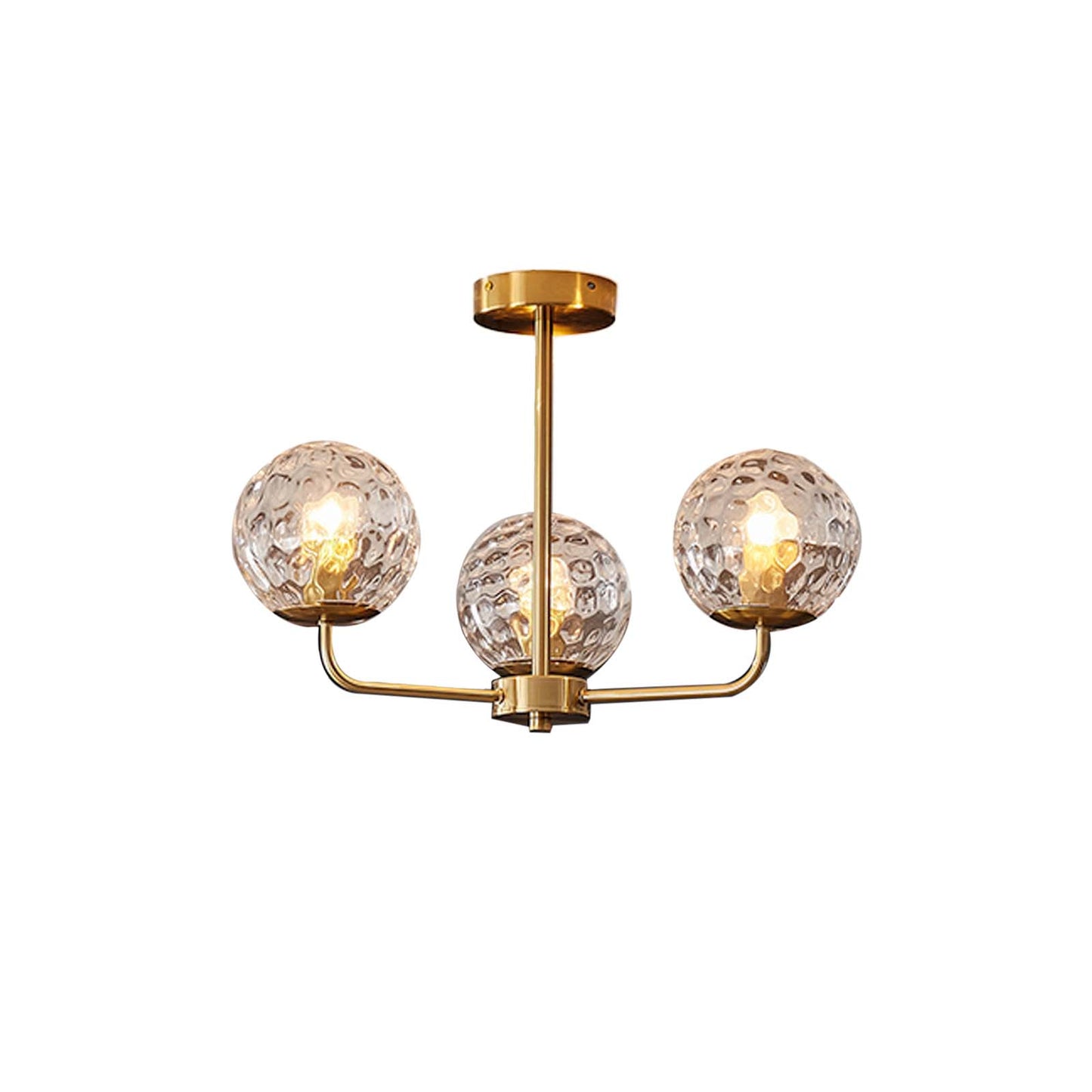 Kingston 3 Light Semi Flush