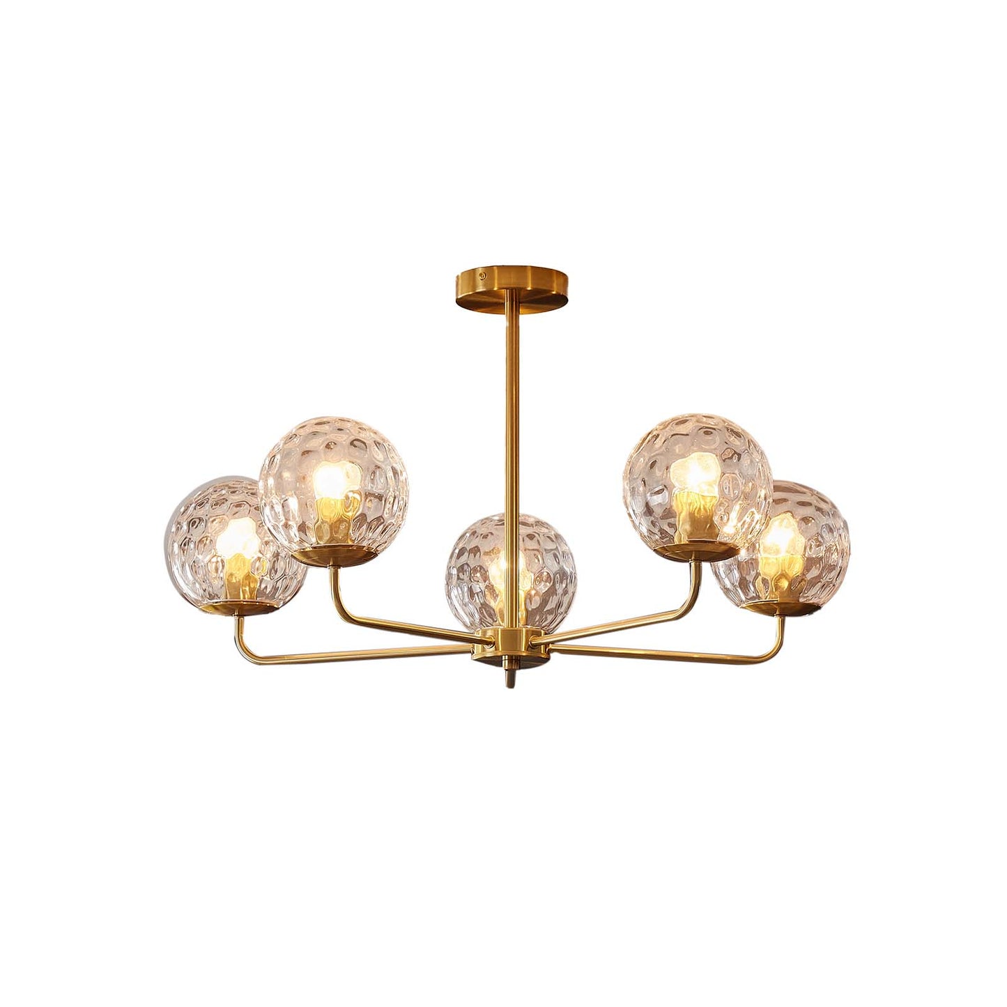Kingston 5 Light Semi Flush Pendant - EX DISPLAY
