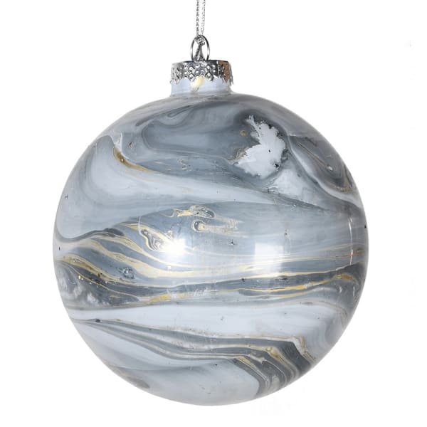 Gold & Grey Galaxy Bauble