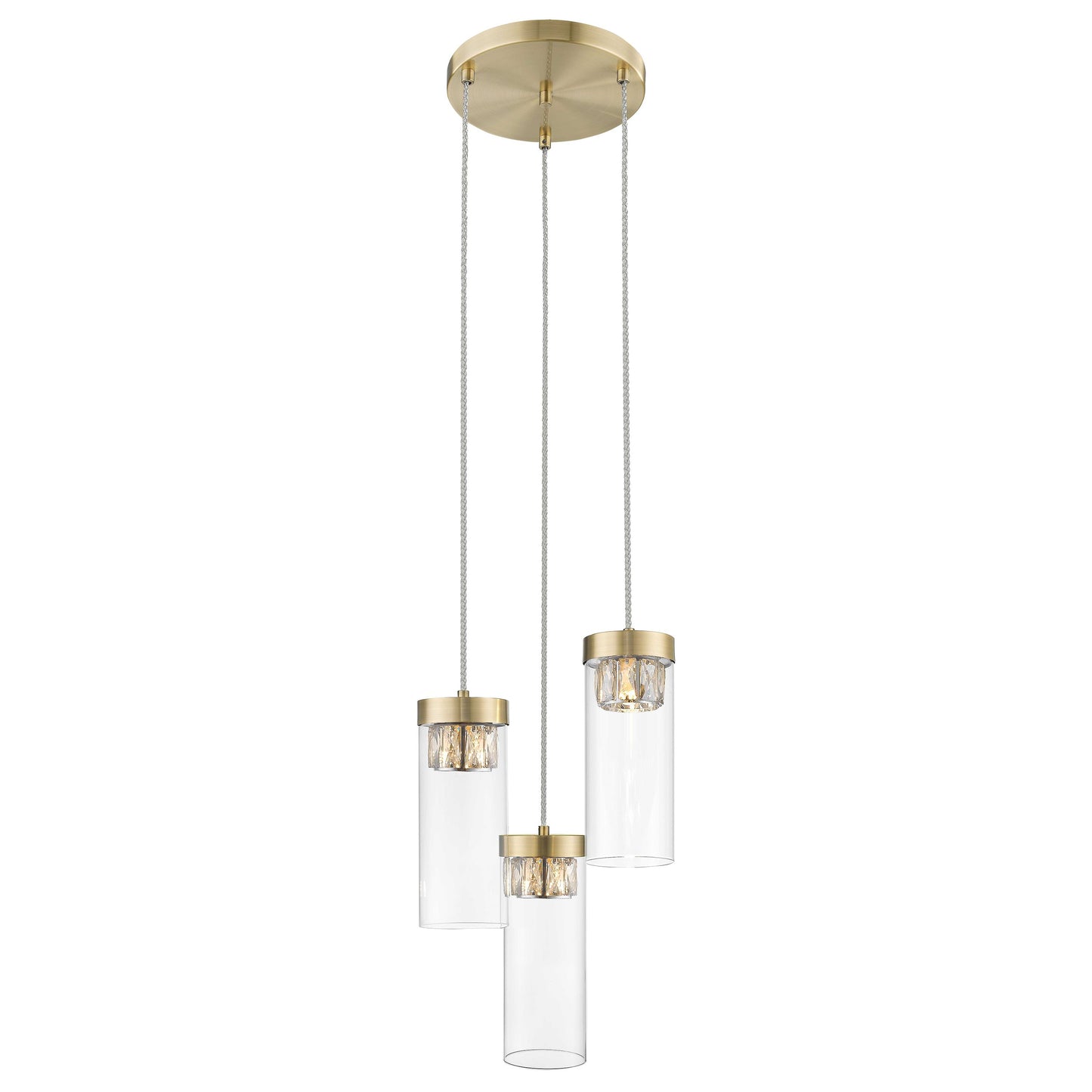 Loxely 3 Light Spiral Pendant