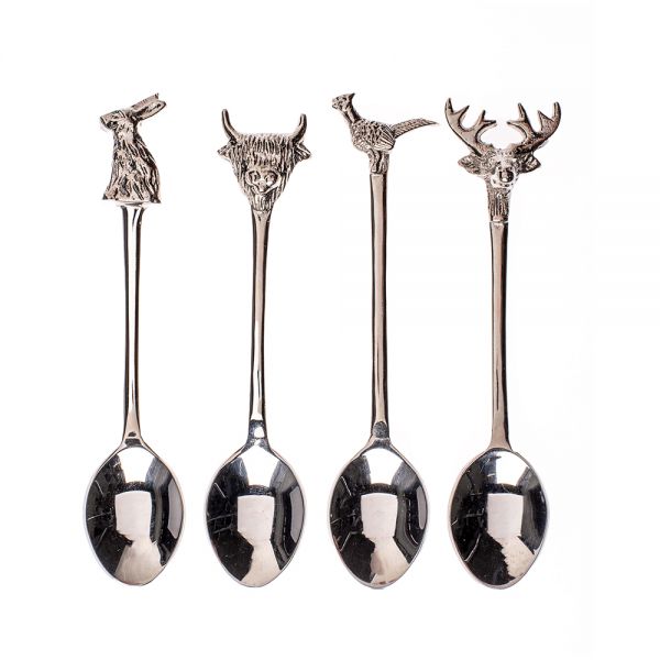 Country Animals Teaspoons - Set of 4