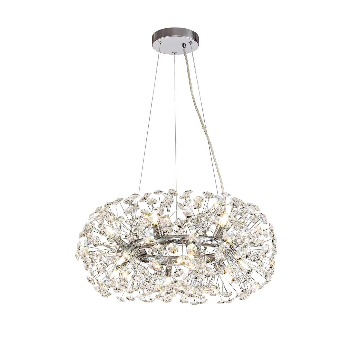 Kresta Chrome Halo Pendant