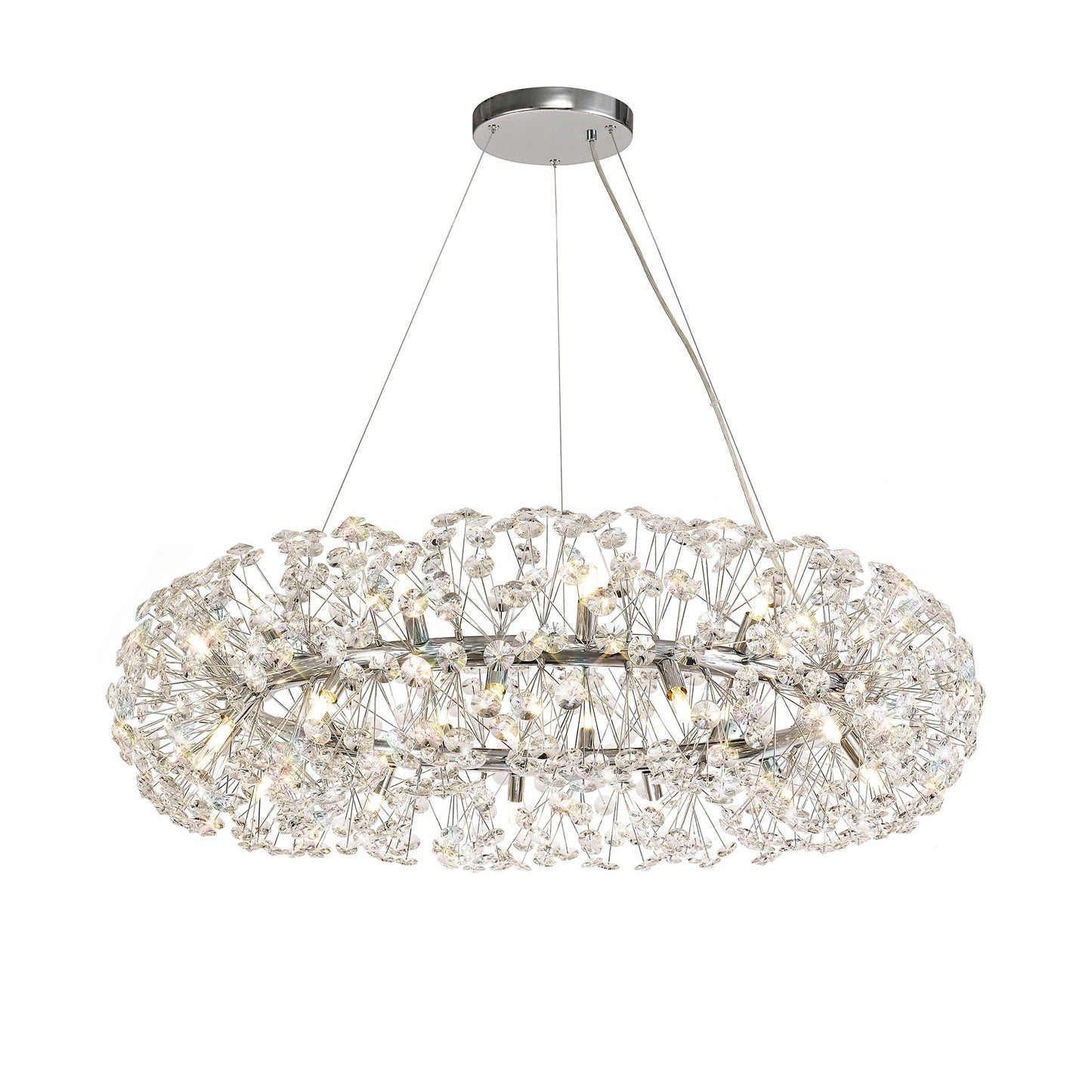 Kresta Chrome Halo Pendant