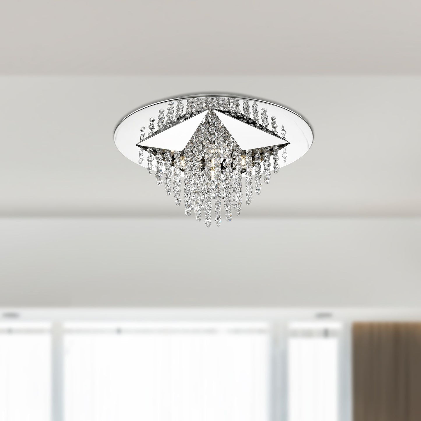 Marin 5 Light Crystal Flush