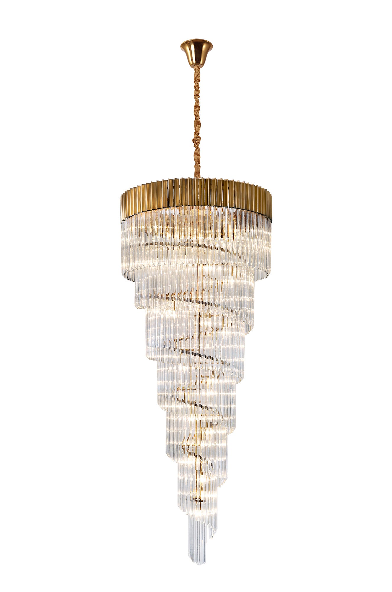 Keel 31 Light Spiral Pendant