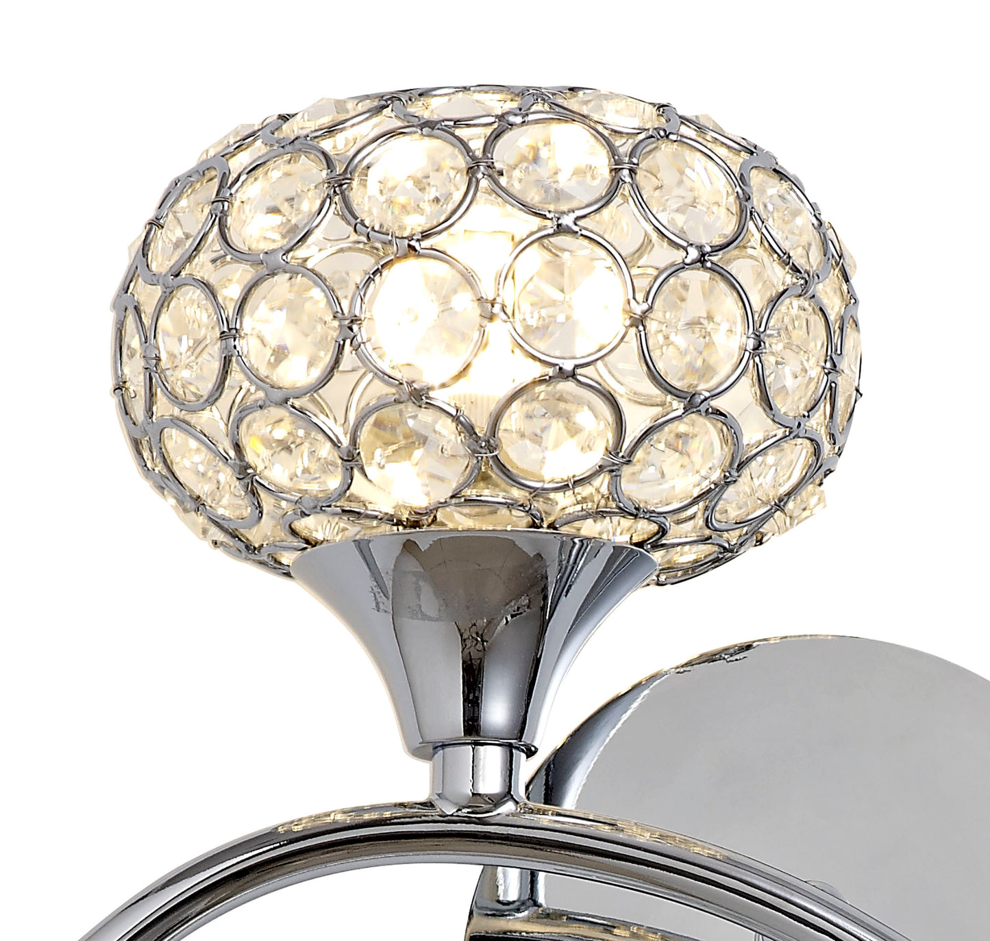 Sylvan Crystal 4 Light Flush