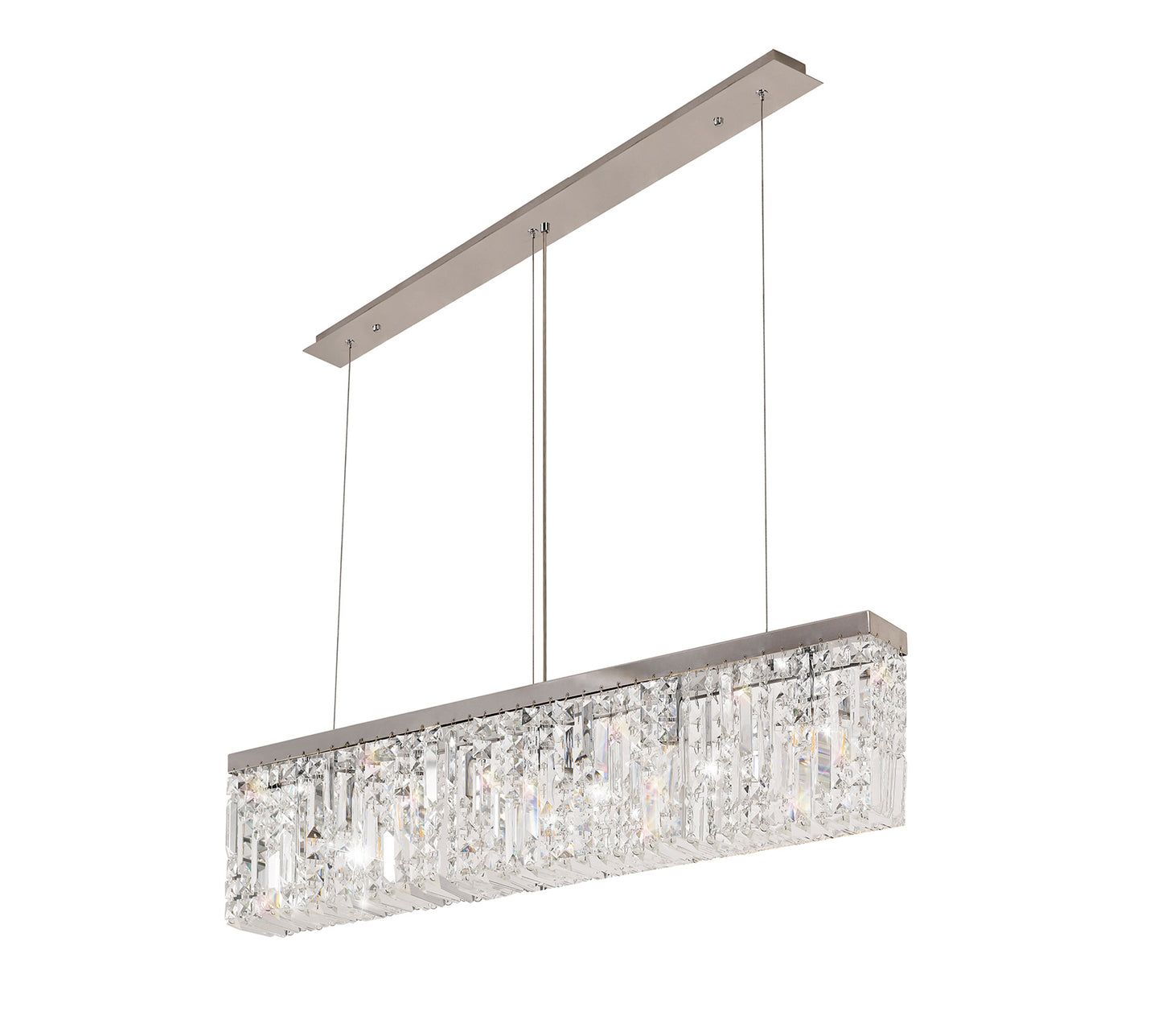Regent Large Chrome Linear Pendant
