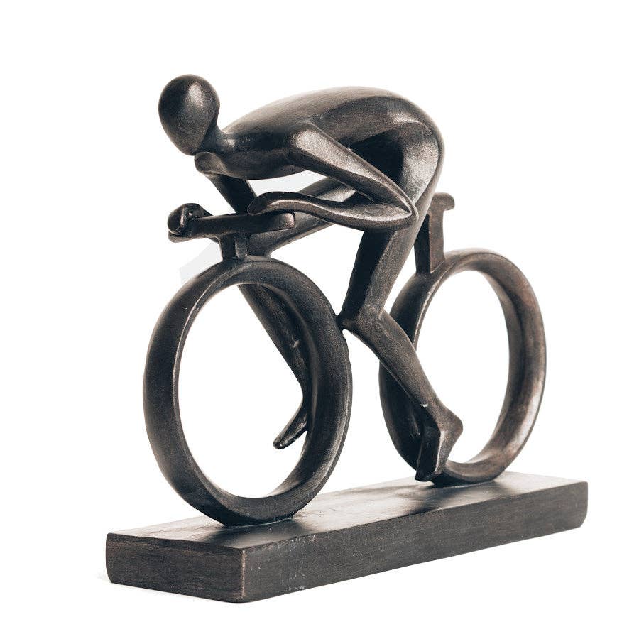 Bronze Colour Cyclist