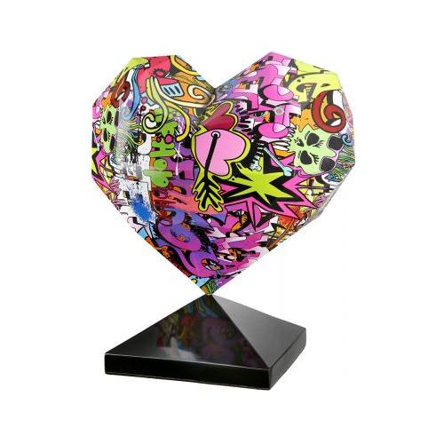 Graffiti Heart Sculpture