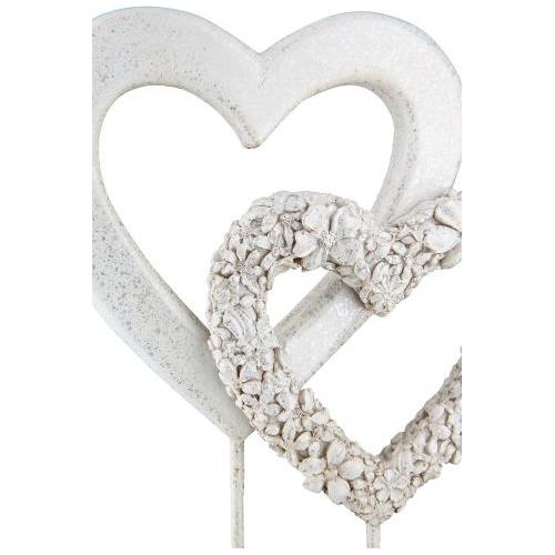 Flowered Tall Heart