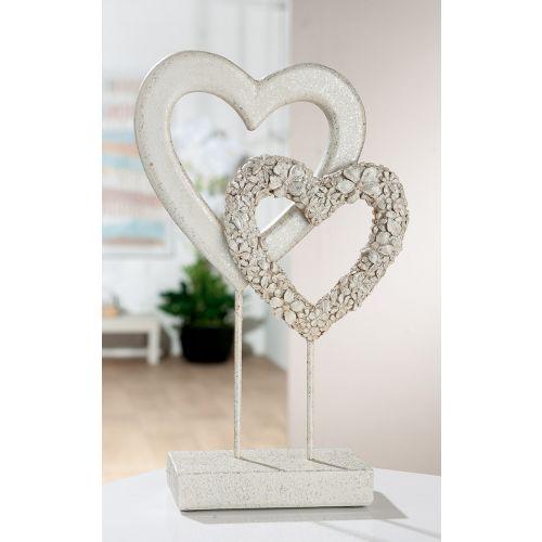Flowered Tall Heart