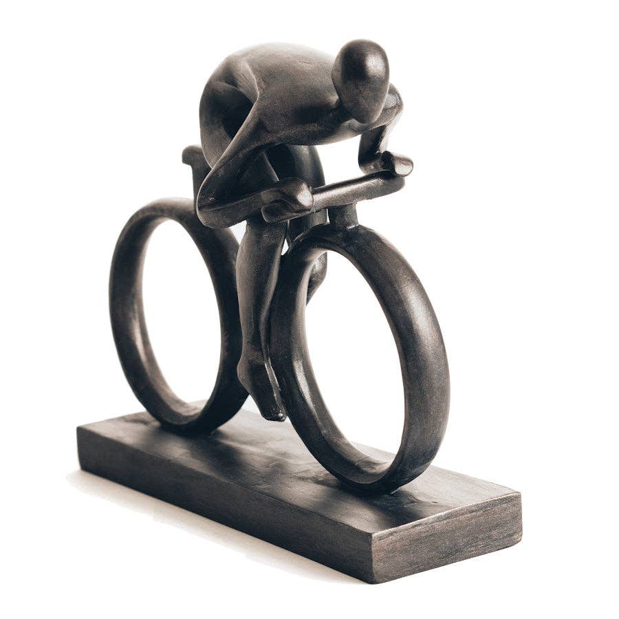 Bronze Colour Cyclist