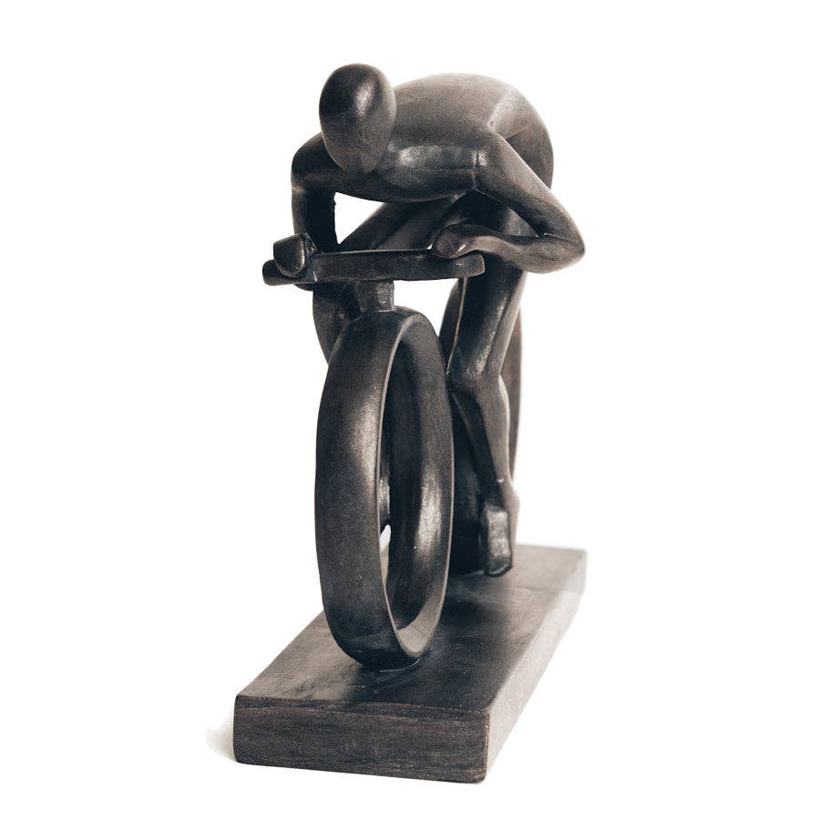 Bronze Colour Cyclist