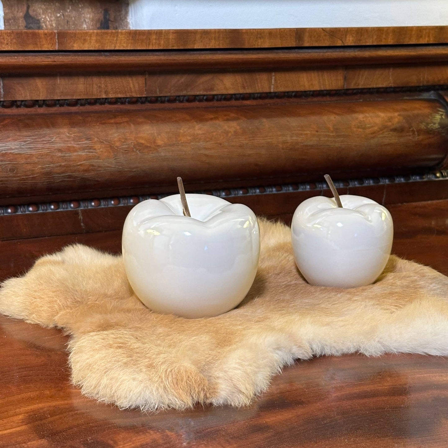 Pair of Porcelain Apples