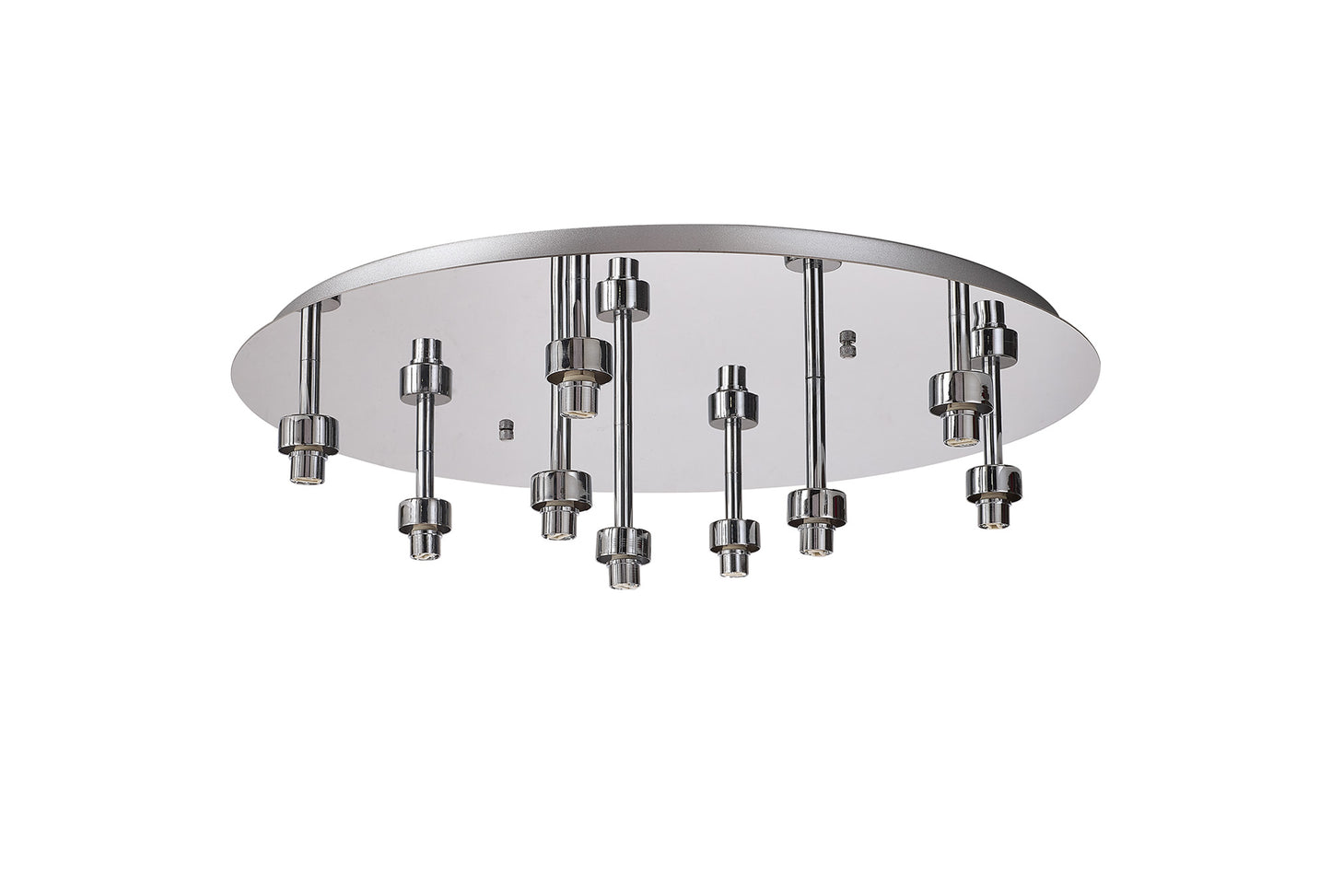 Aprillo 9 Light Round Flush