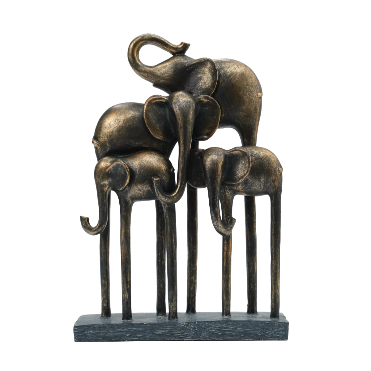 Family of Elephants Sculpture