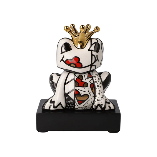 Golden Prince Frog - Romero Britto Sculpture