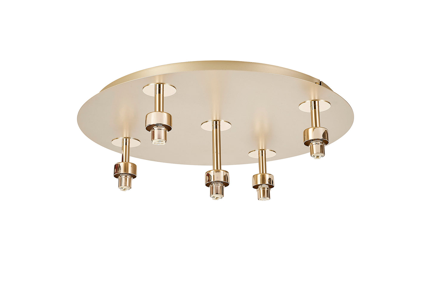 Aprillo 5 Light Round Flush