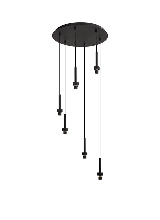 Aprillo 6 Light Round Pendant