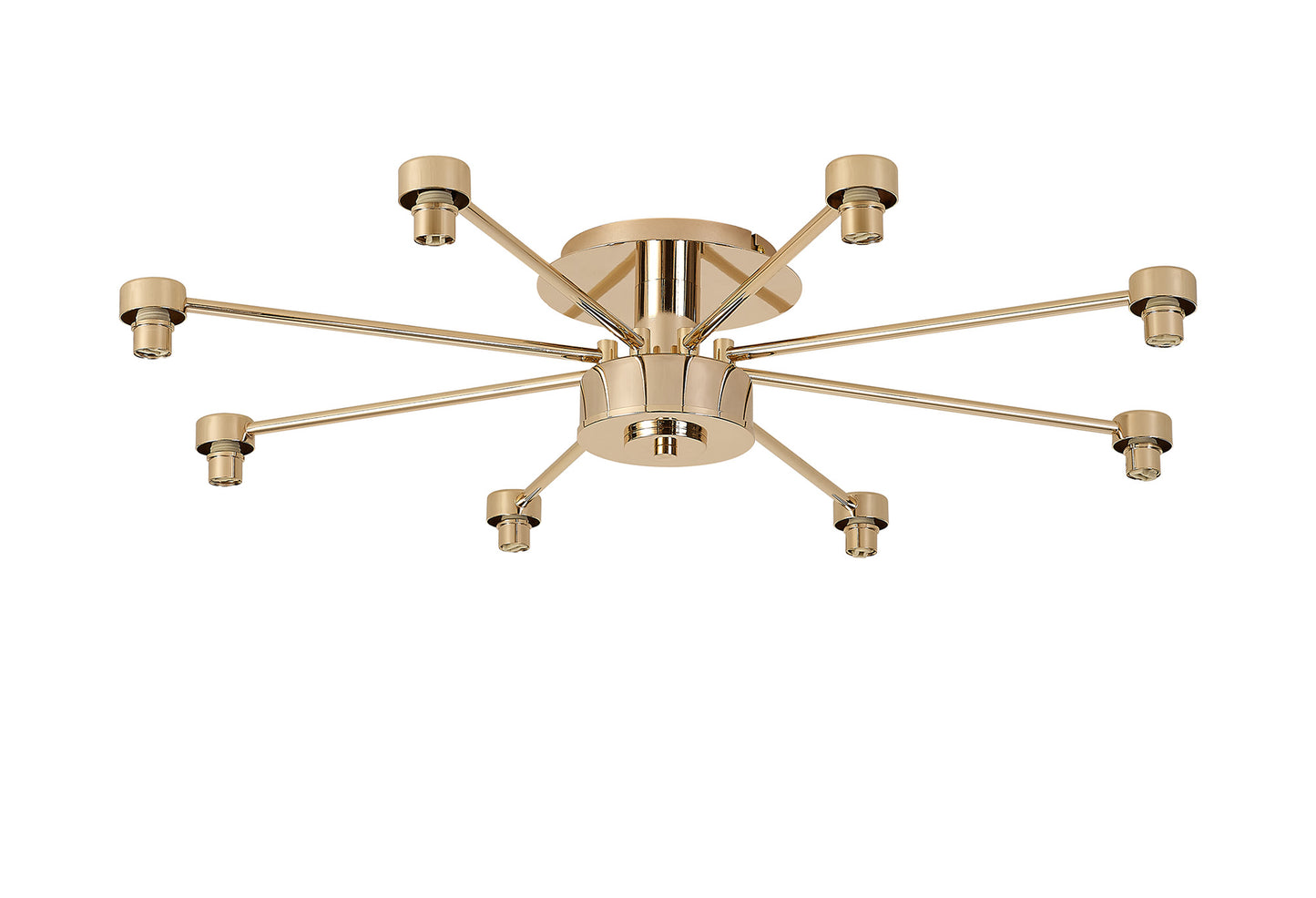 Aprillo 8 Light Armed Semi-Flush