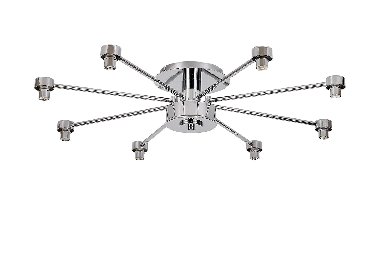 Aprillo 8 Light Armed Semi-Flush
