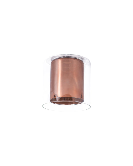 Aprillo Cylinder Classic Shade - Copper/Cognac/Chrome