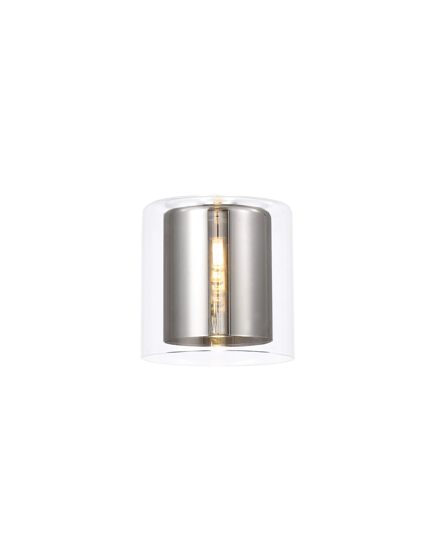 Aprillo Cylinder Classic Shade - Copper/Cognac/Chrome