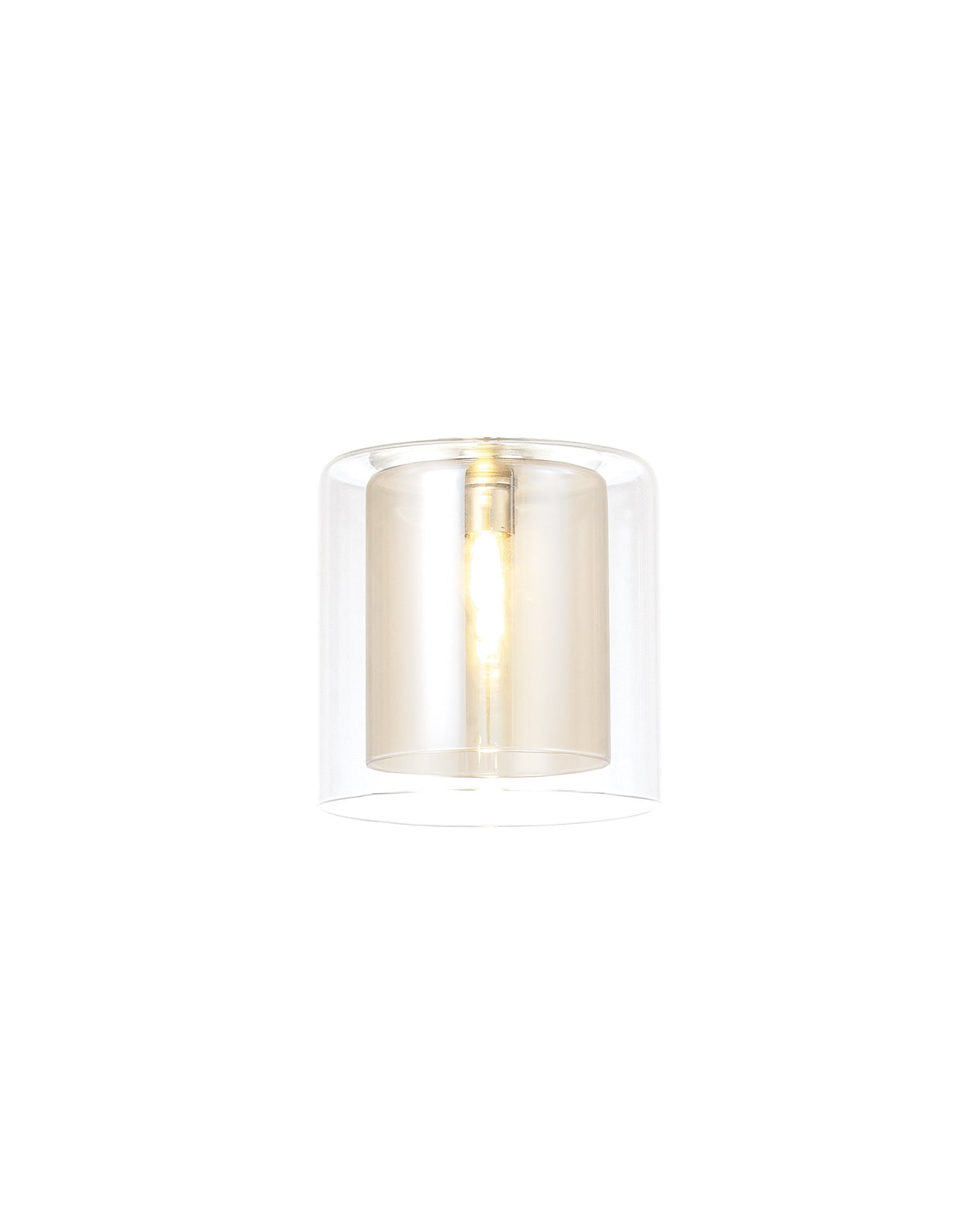 Aprillo Cylinder Classic Shade - Copper/Cognac/Chrome