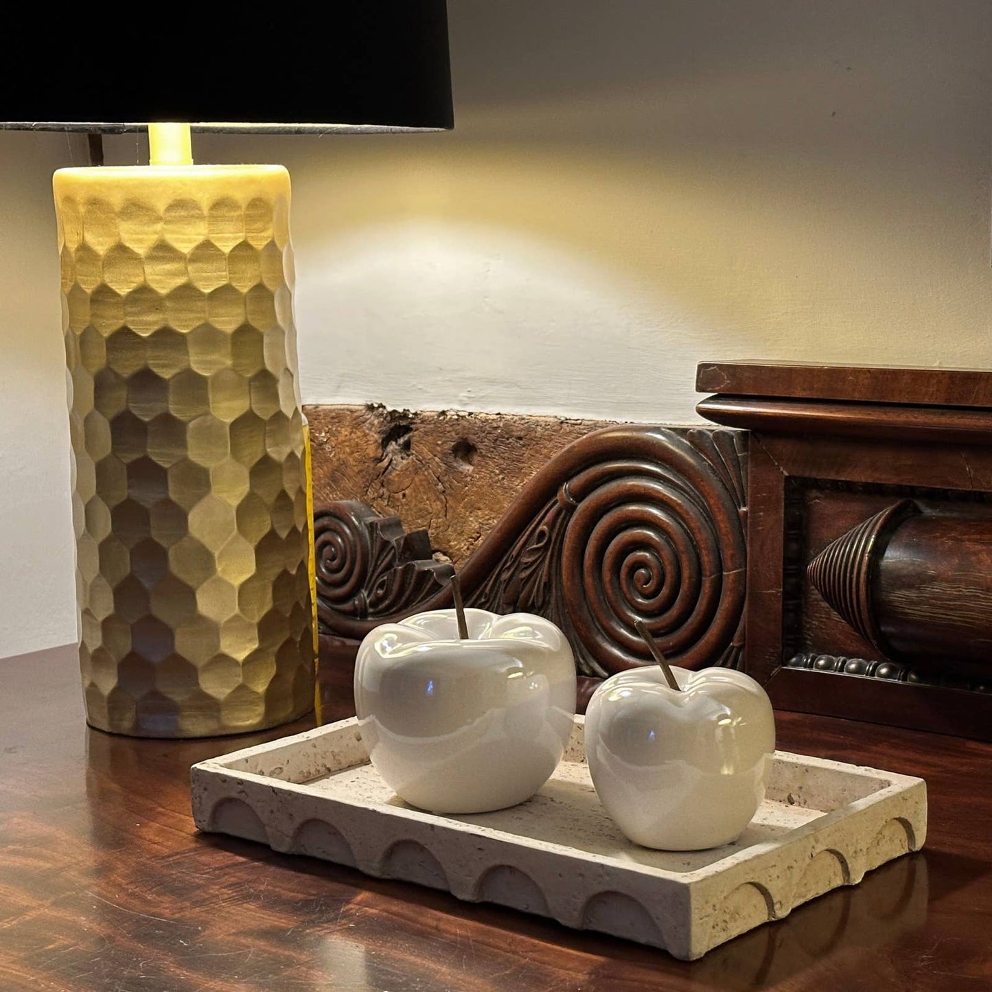 Pair of Porcelain Apples