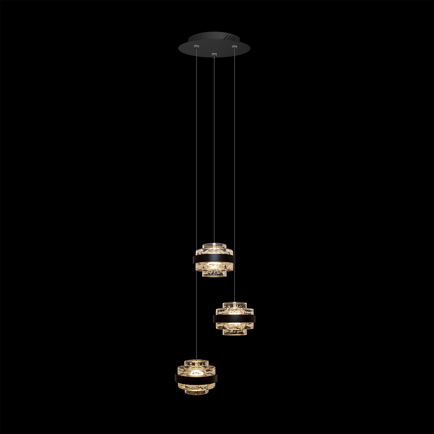Gionna 3 Light Spiral Pendant