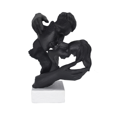 Kissing Couple Sculpture - Large