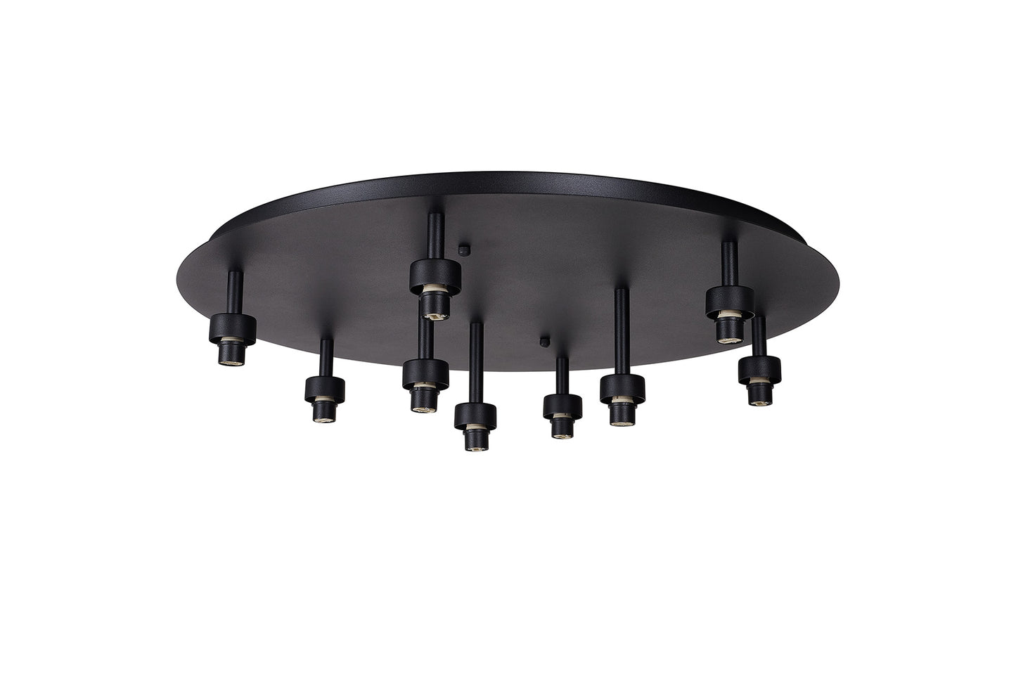 Aprillo 9 Light Round Flush