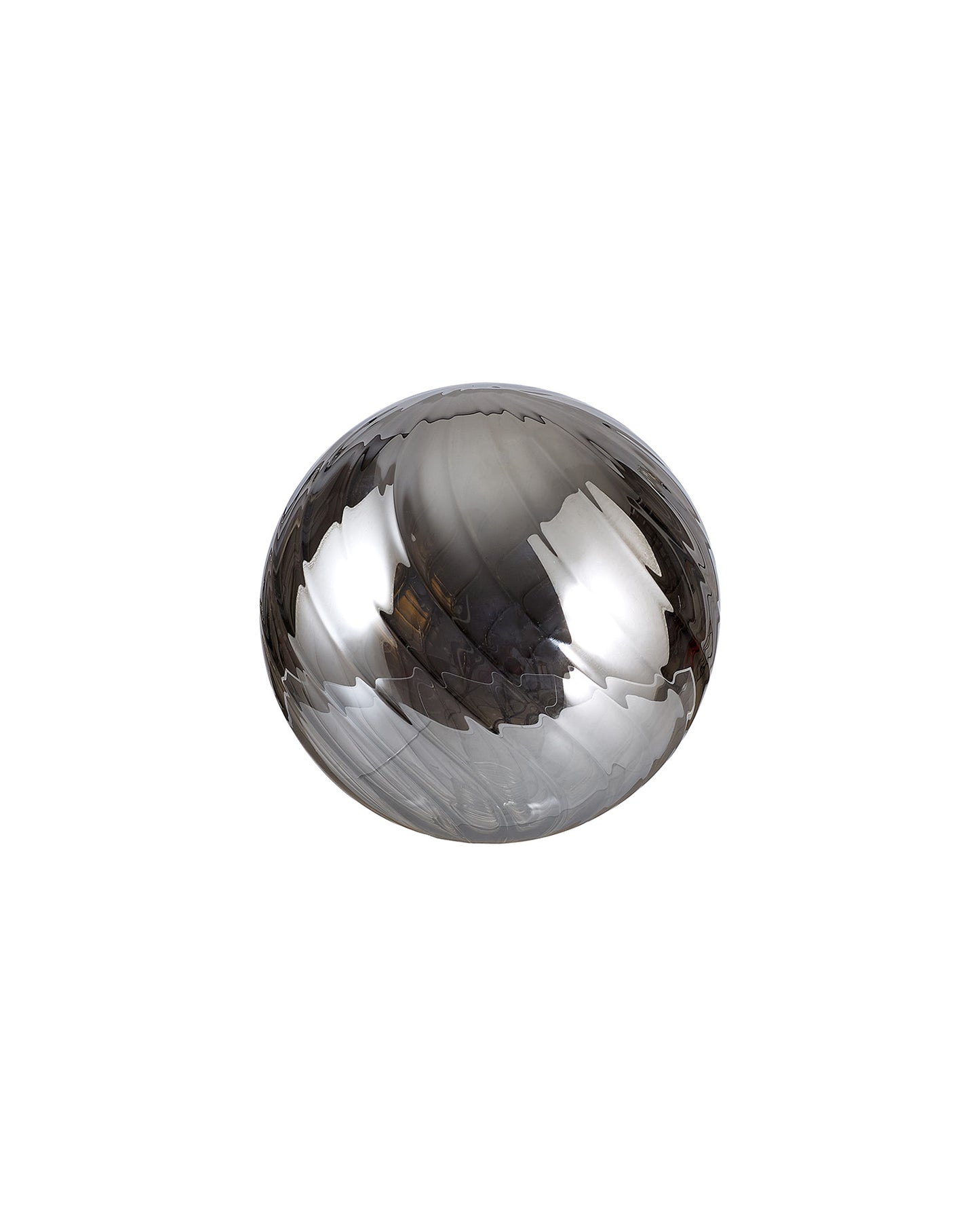 Aprillo Round Wave Classic Shade - Cognac/Iridescent/Chrome