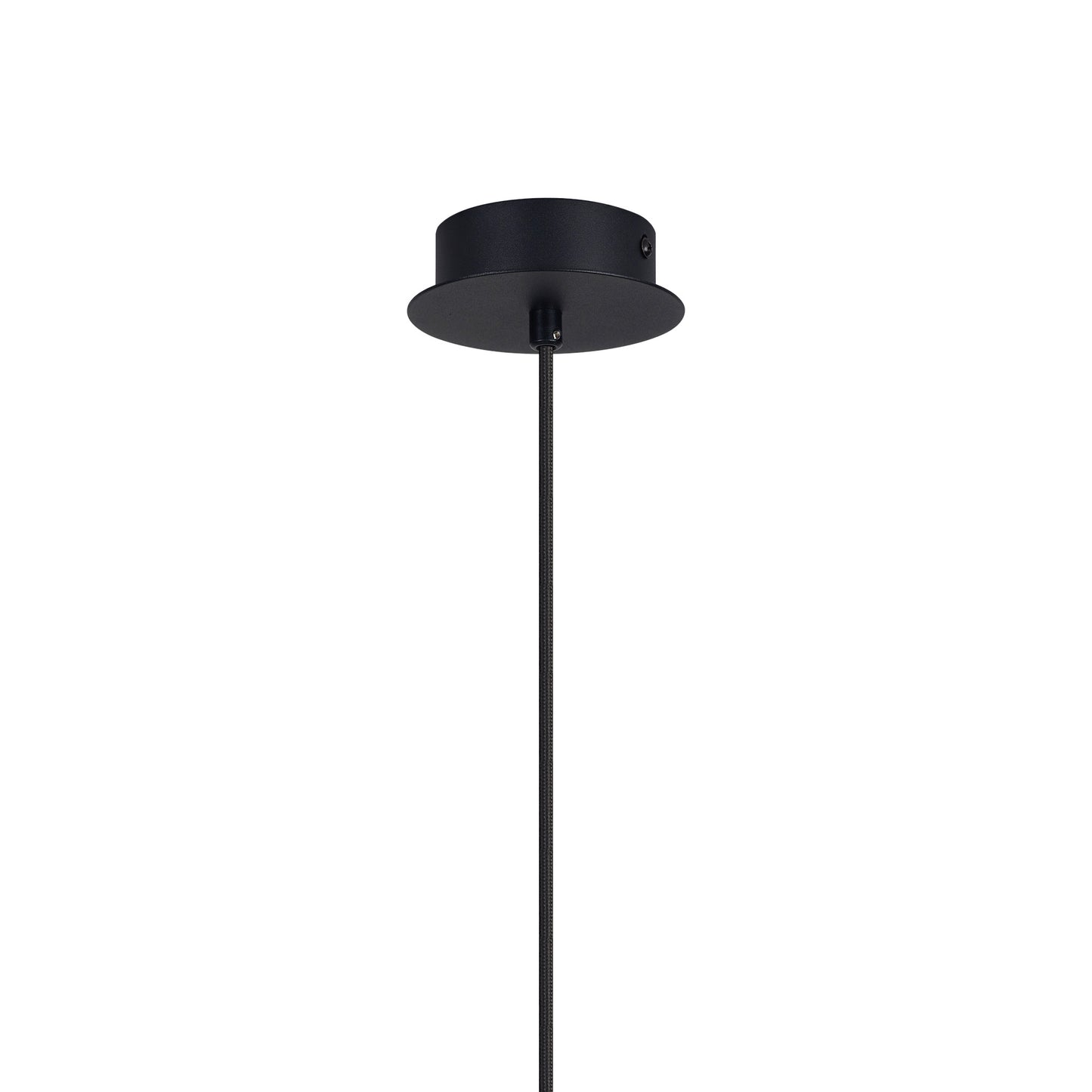 Thorpe Single Pendant Black & Chrome